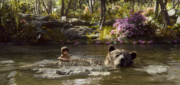 THE JUNGLE BOOK (Pictured) MOWGLI and BALOO. ©2016 Disney Enterprises, Inc. All Rights Reserved.