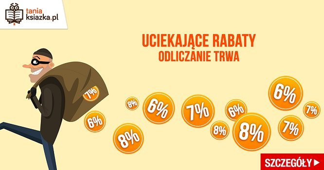 Uciekający kod rabatowy na zakupy w TaniaKsiazka.pl >>