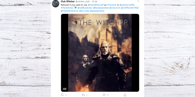 Mark Hamill zagra jako Vesemir
