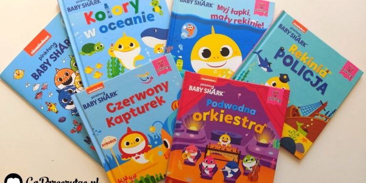 Seria edukacyjnych książeczek dla dzieci Baby Shark